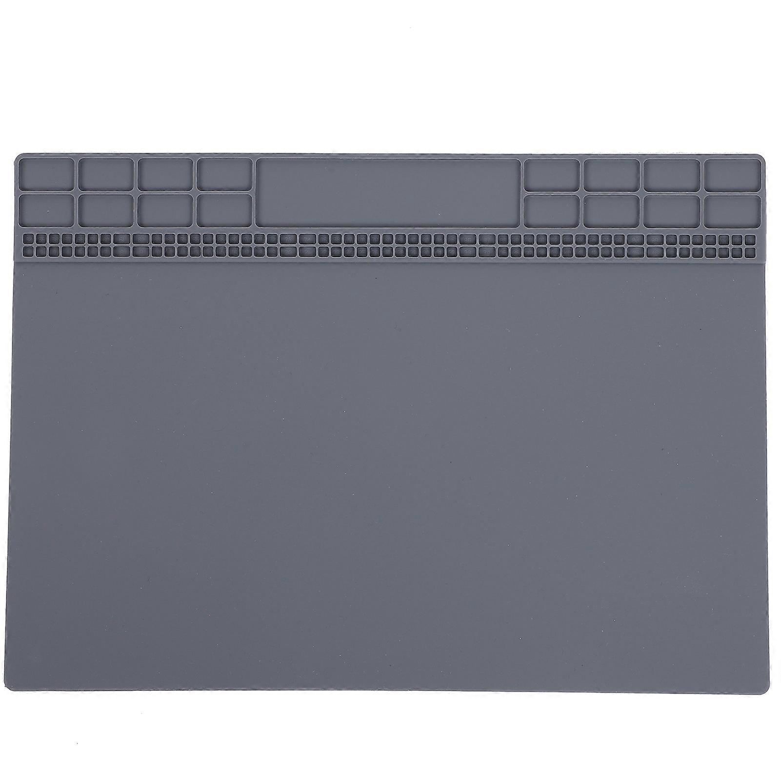 修复垫硅胶耐热垫电脑手机焊台工具 350x250x4mm灰色