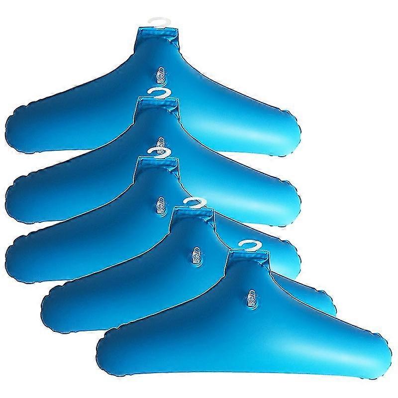 5pcs Pvc Inflatable Foldable Clothes Hanger Rack Non Slip Portable Coat Holder Kaesi