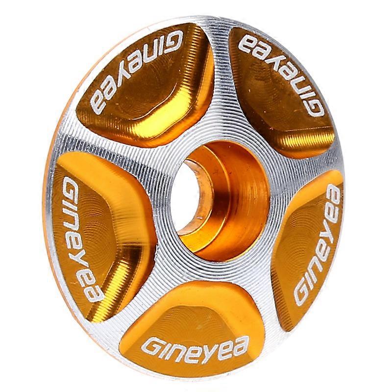 Unbrand NOUVEAU Aluminium Sans Fil Route VTT Vélo Potence Accessoires Casse Top Cap Couverture Dor