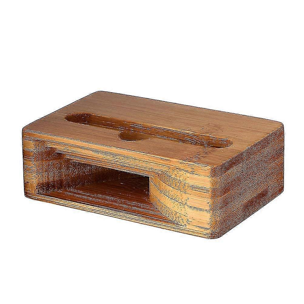 Phone Sound Amplifier Universal Bamboo Mobile Phone Holder Stand Cellphone Wood Loudspeaker Holder - MXBC