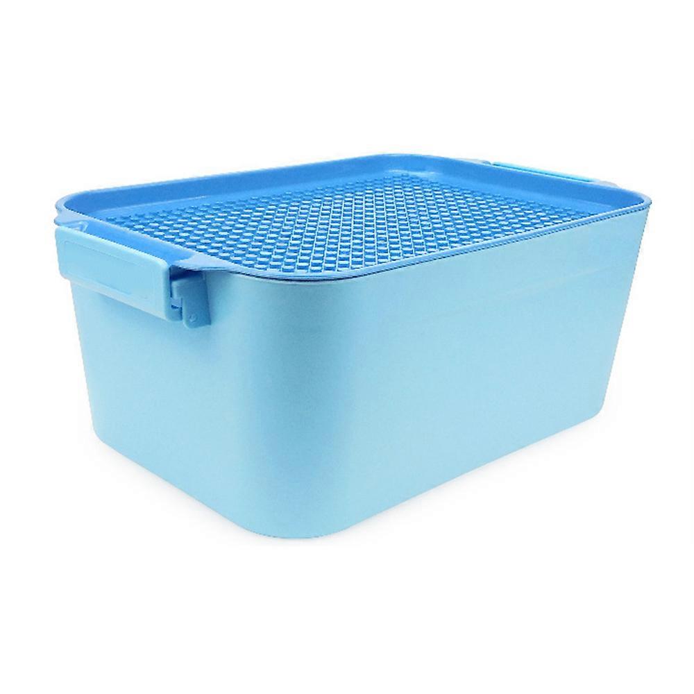 Building Block Storage Box Children's Building Block Box-Blue