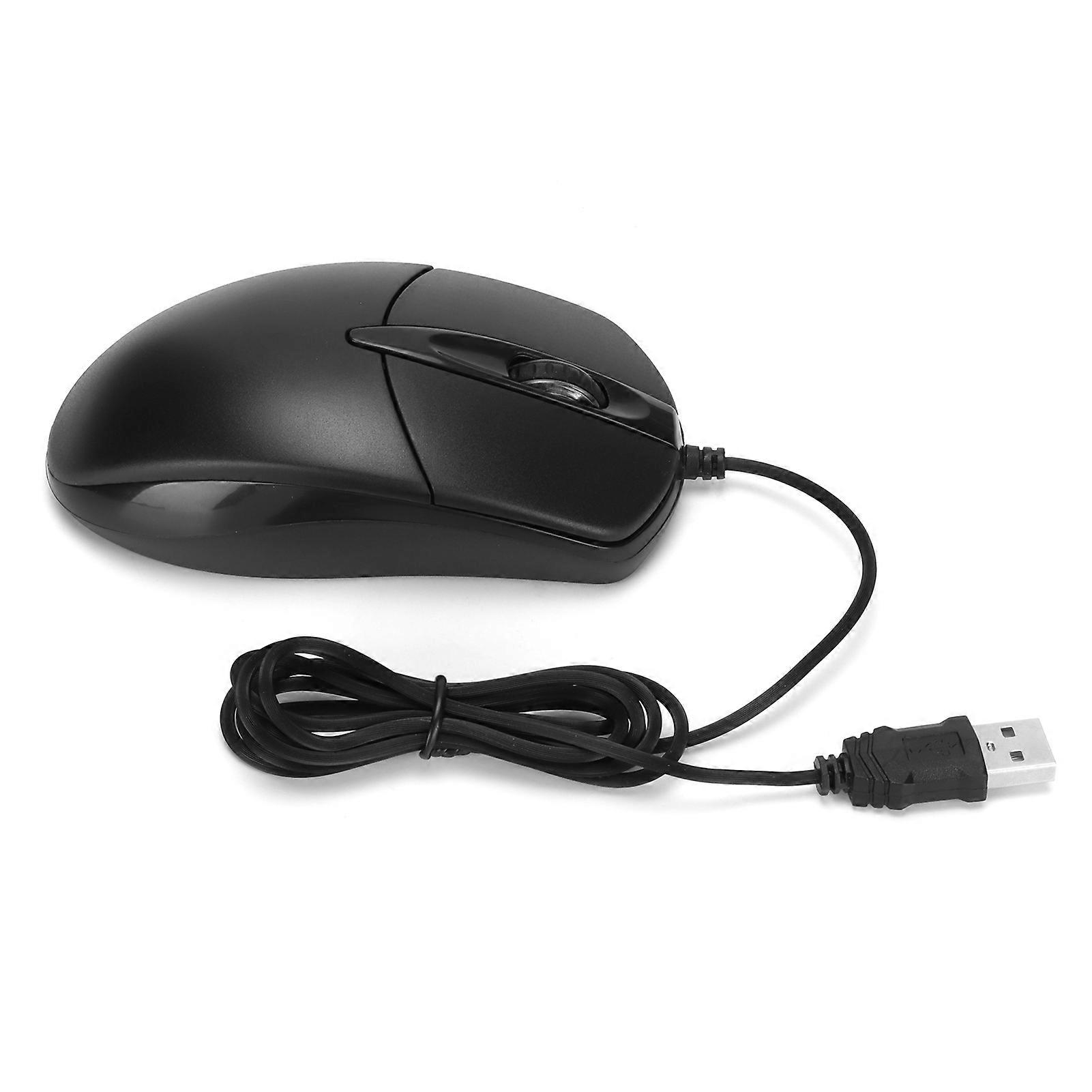Wired Mouse 3?Button USB Port Ergonomic Portable Gaming Office Optical Computer Accessories