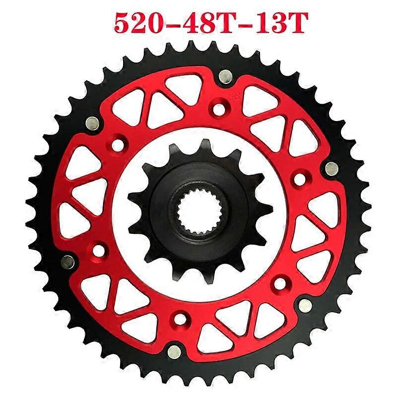 Motorcycle 45T~52T Front & Rear Sprocket For HONDA CRF250R 2004-2013 CR125R CRF250X CRE125R Enduro CREF250R CRF250F CREF300R
