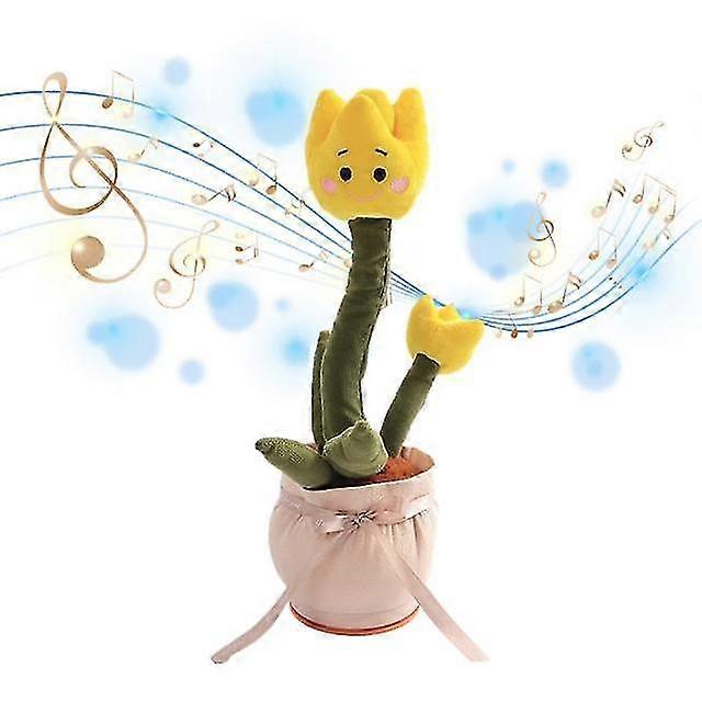 Talking Flower Plush Toy Dancing Talking Repeating Multifunctional Tulip