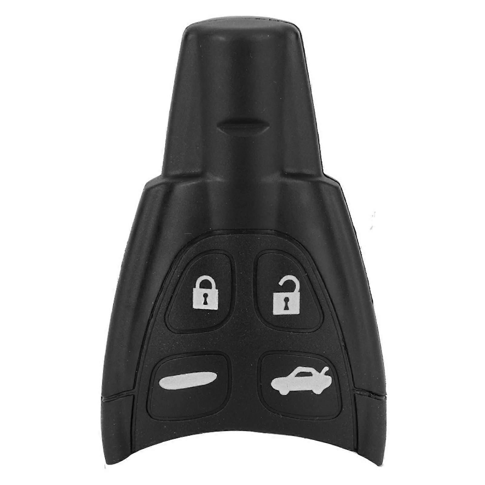 4 Buttons Car Key Case Key Shell Replacement Accessories Fit for Saab 93 95 YEMAA