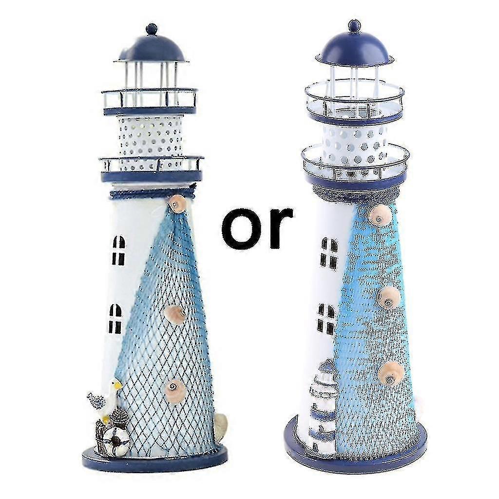 Lighthouse with Color Changing LED Light Battery Powered Lighthouse Lamp