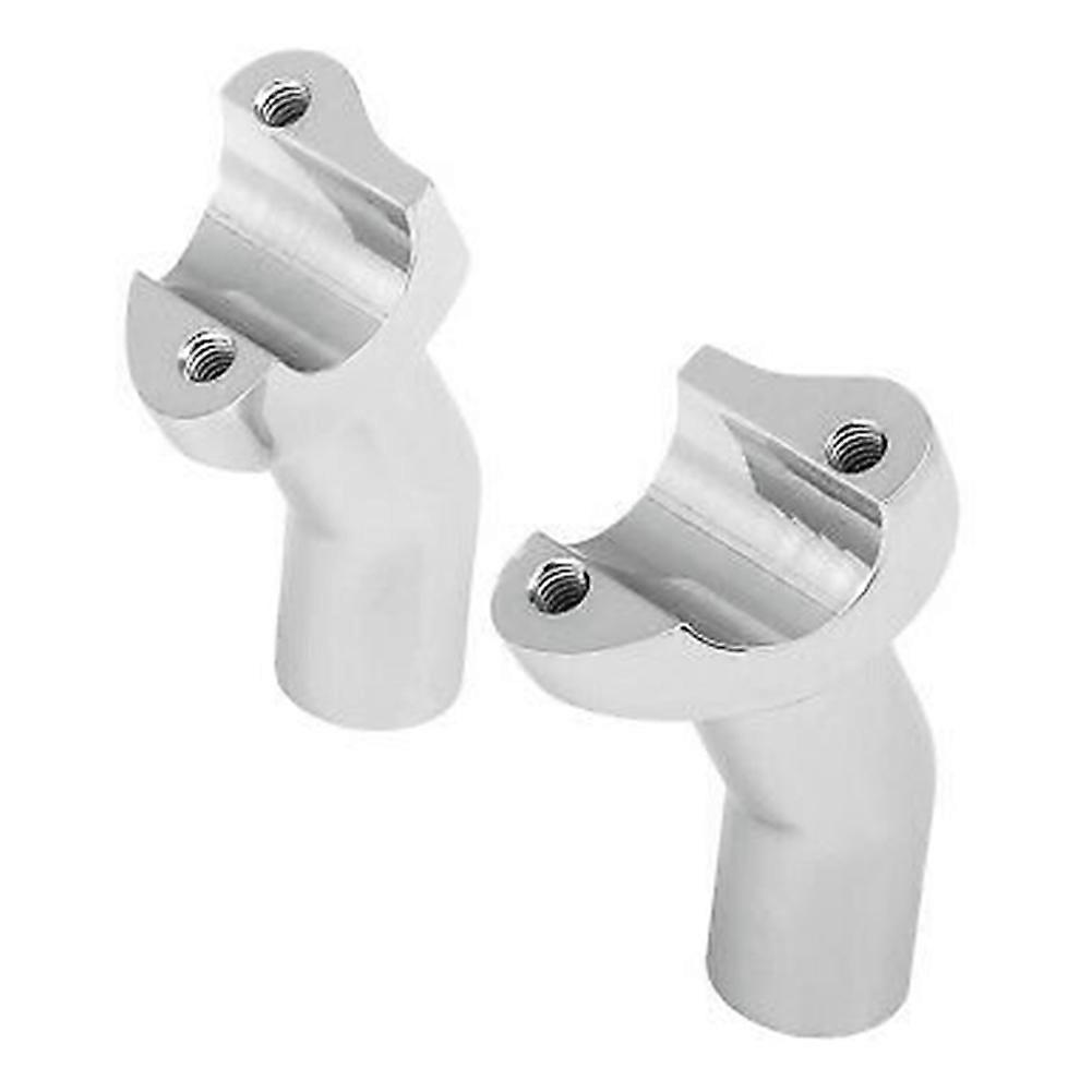Chrome 3.5Inch Tall Pullback Handlebar Risers for Softail Touring Pullback Aluminum Straight