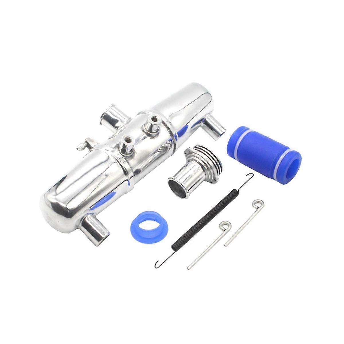 Suitable for 1/8 RC Remote Control Model Car, 4.6/5.9 Exhaust Pipe with Double Rear Holes