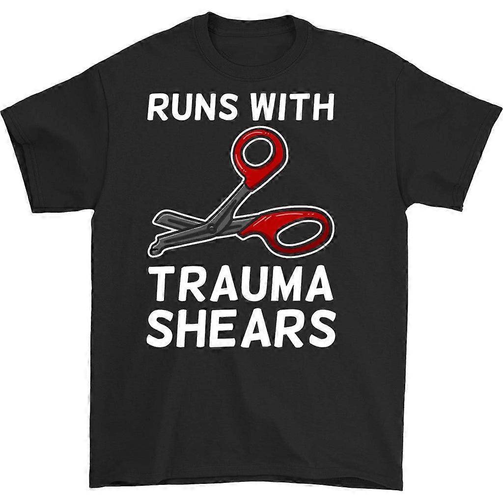 Runs With Trauma Shears T-shirt