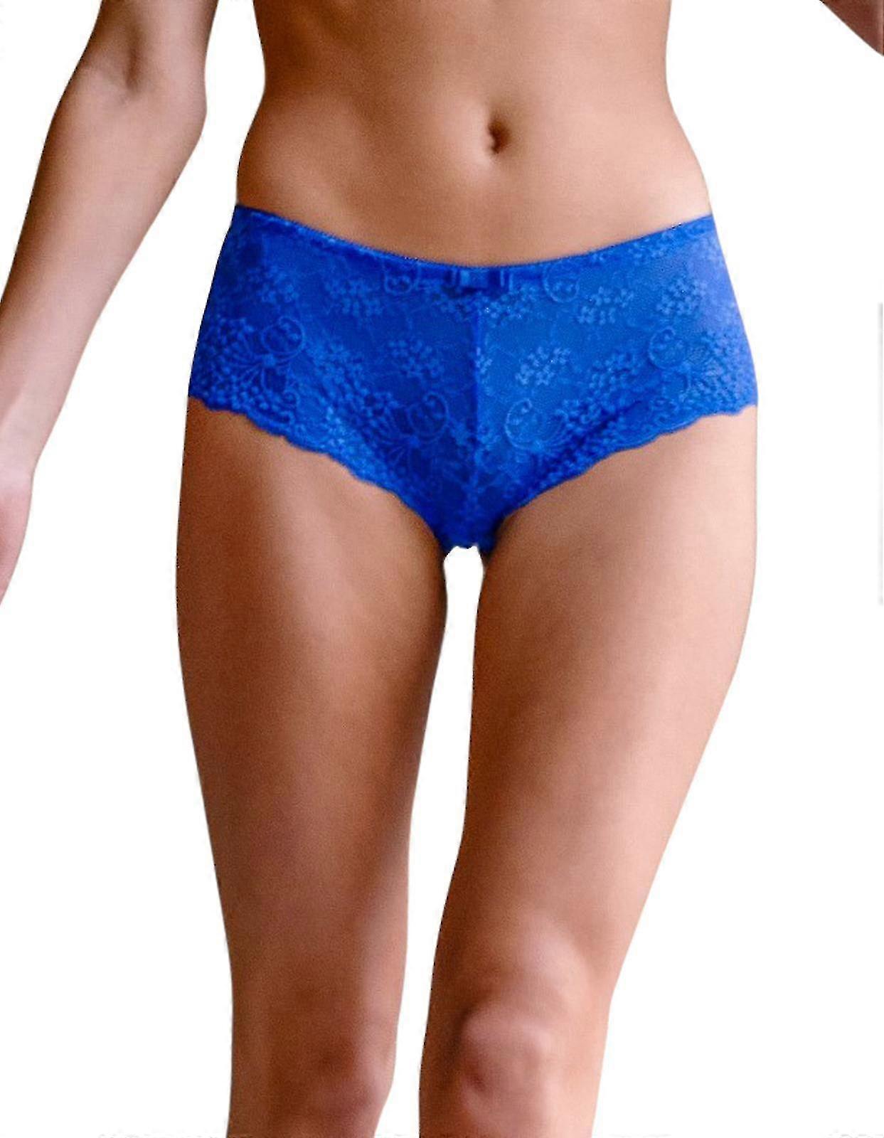 datian 67121-c women's royal blue lace brief
