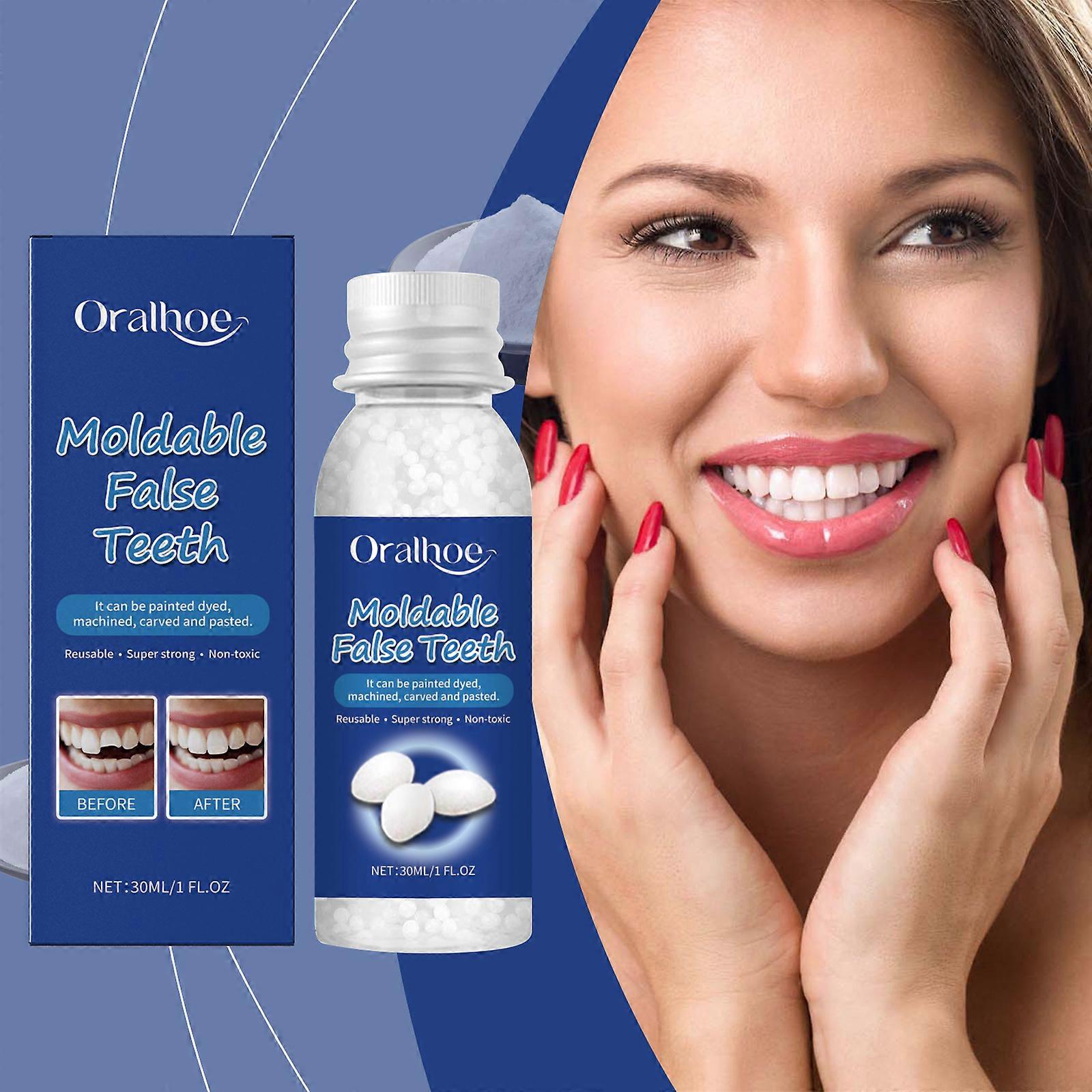 Shapeable Teether Temporary Filling Cavities Broken Teeth Filling Gaps Repair Dentures Modification 30ml