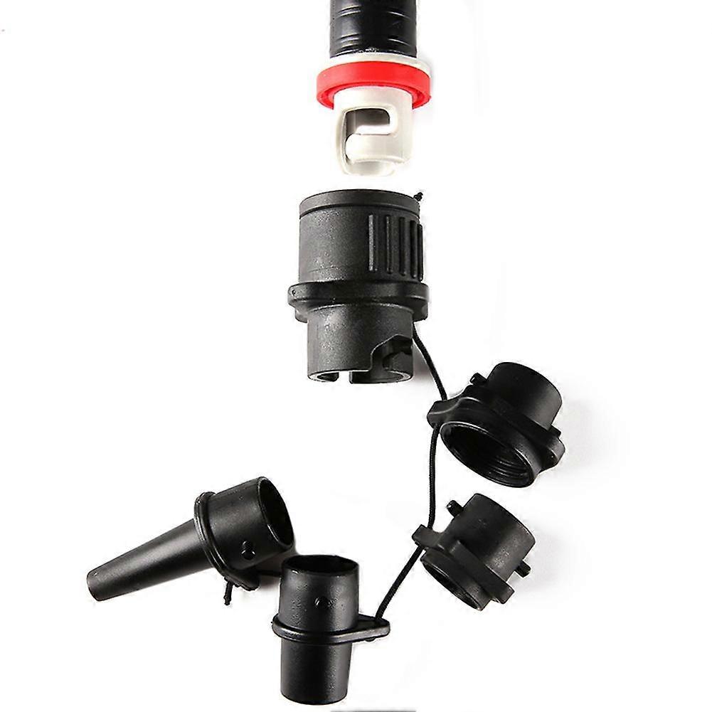 Ventiladapter SUP Pumpe Adapter Surf Paddle Board Beiboot Werkzeug Kanu Angriffsboot 4 Düse Iatable Ruderboot Luftventile