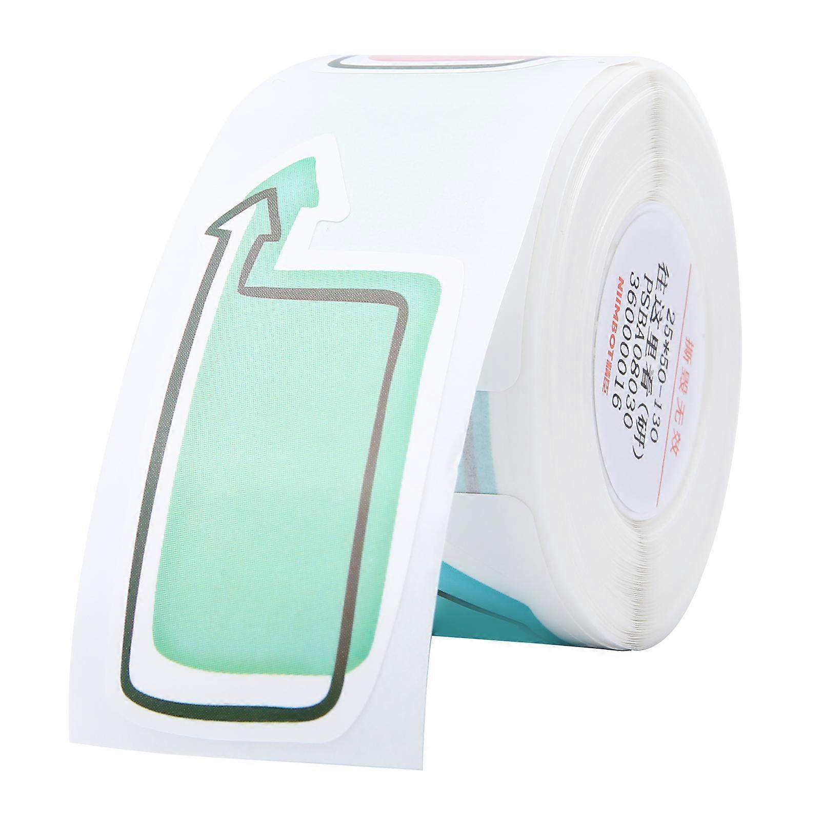 Niimbot Thermal Label Paper for D101 Label Printer Barcode Price Size Name Blank Labels Waterproof Tear Resistant 25x50mm 130 sheets/roll for Home Org