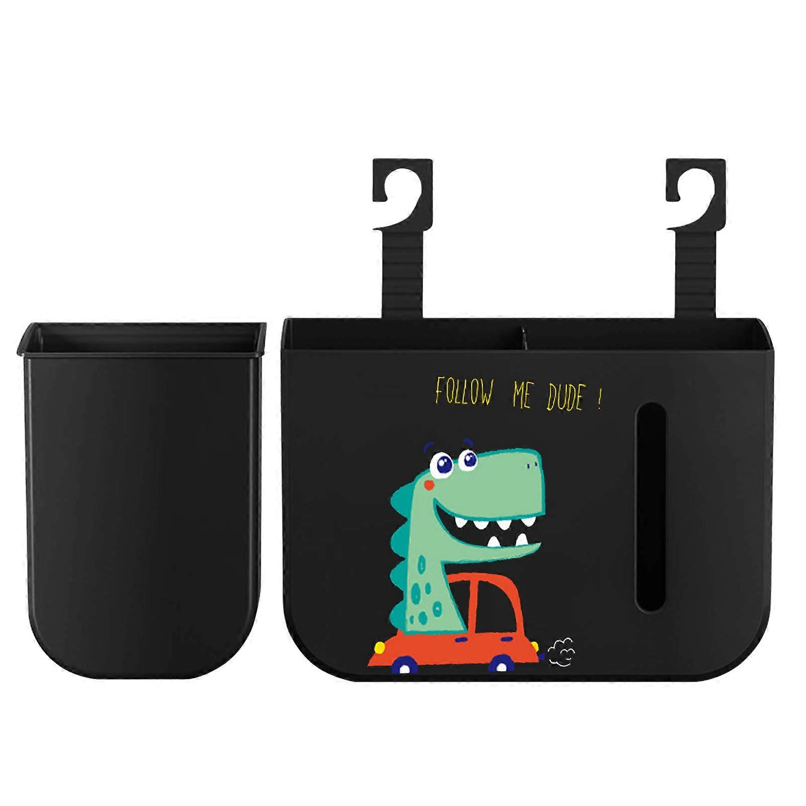 2 in 1 Car Garbage Can With Tissue Holder Function for Cars Trucks Vehicles