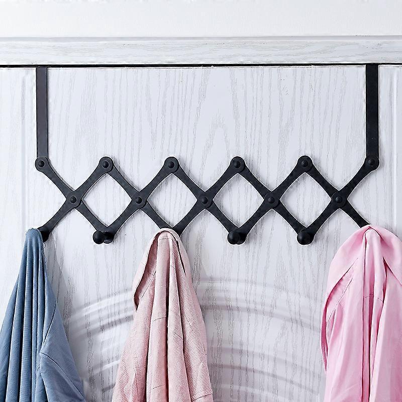 Retractable Door Hooks Stainless Steel Hanger Hook Multi-purpose Storage Rack for Home Bathroom