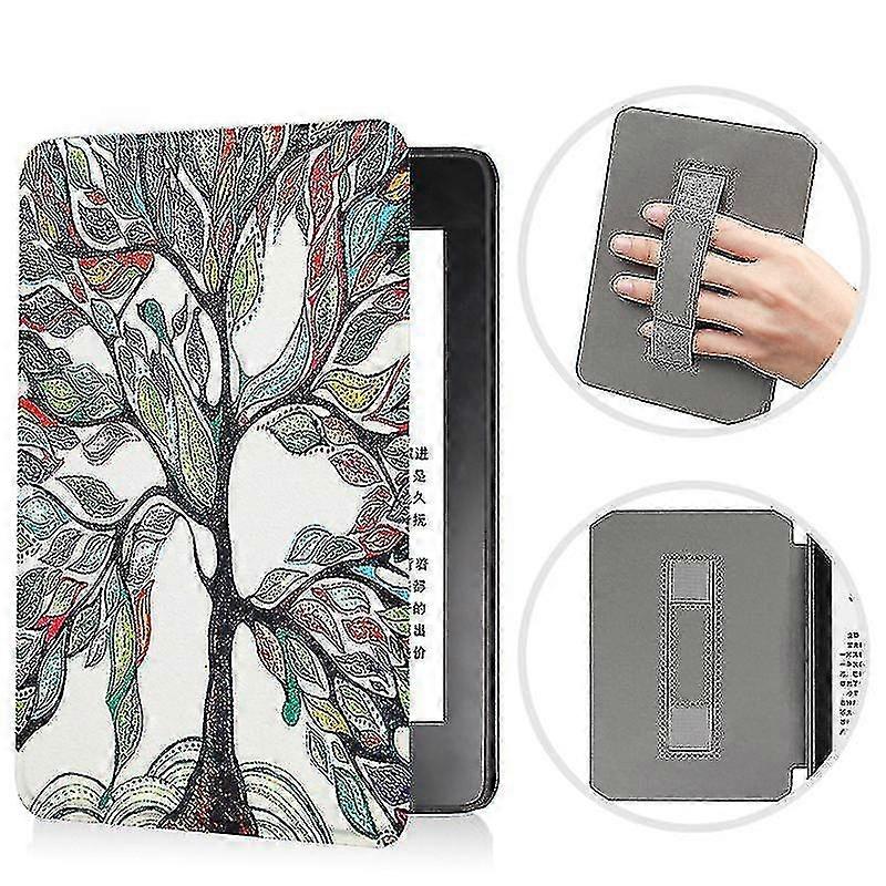 Case Compatible Kindle 6 Inch(11th N, 2022 Se) Pu Cover With Auto Sleep Wake,hand S