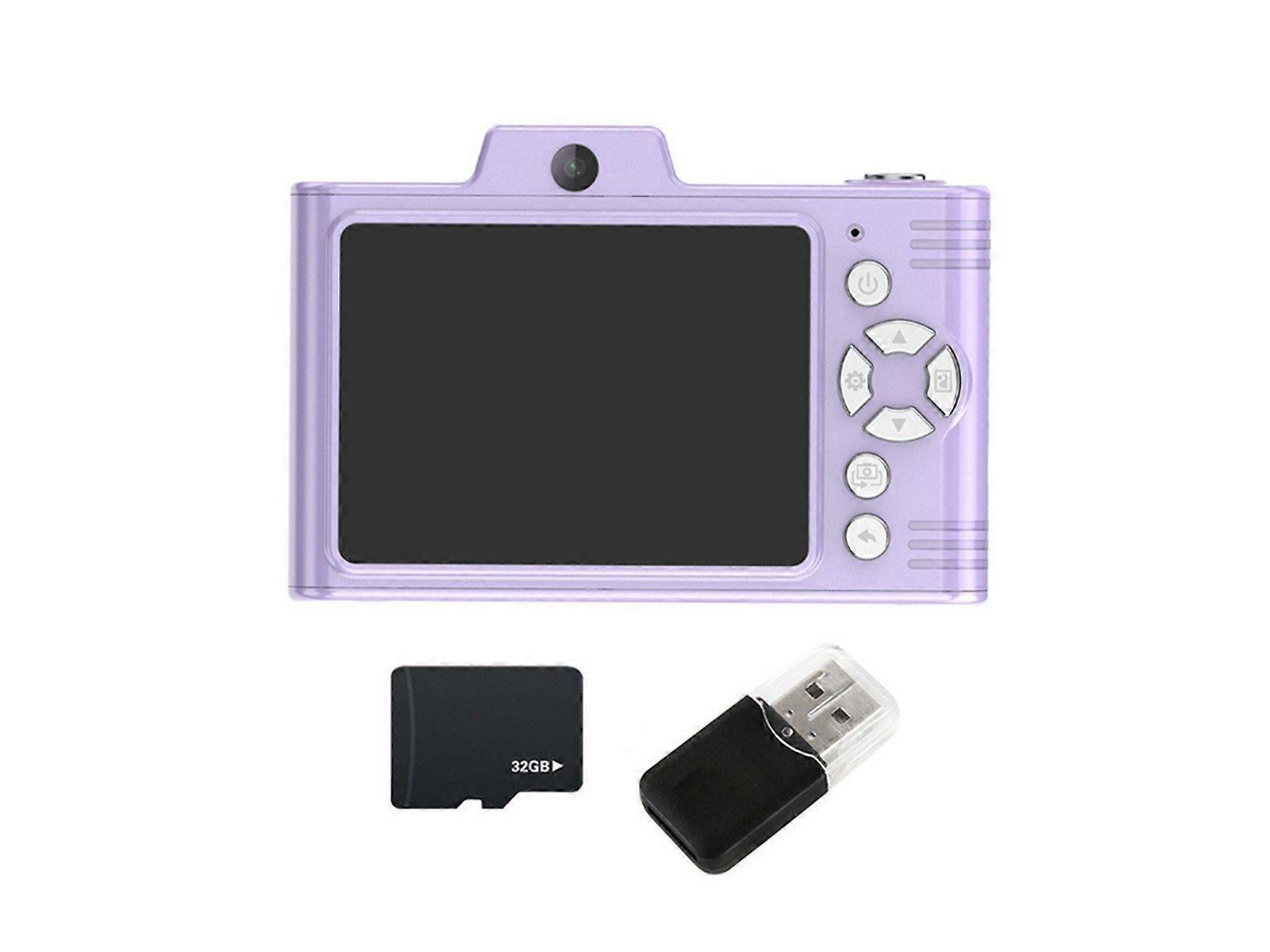 1080P HD Digital Camera with 32G Memory Card - Purple