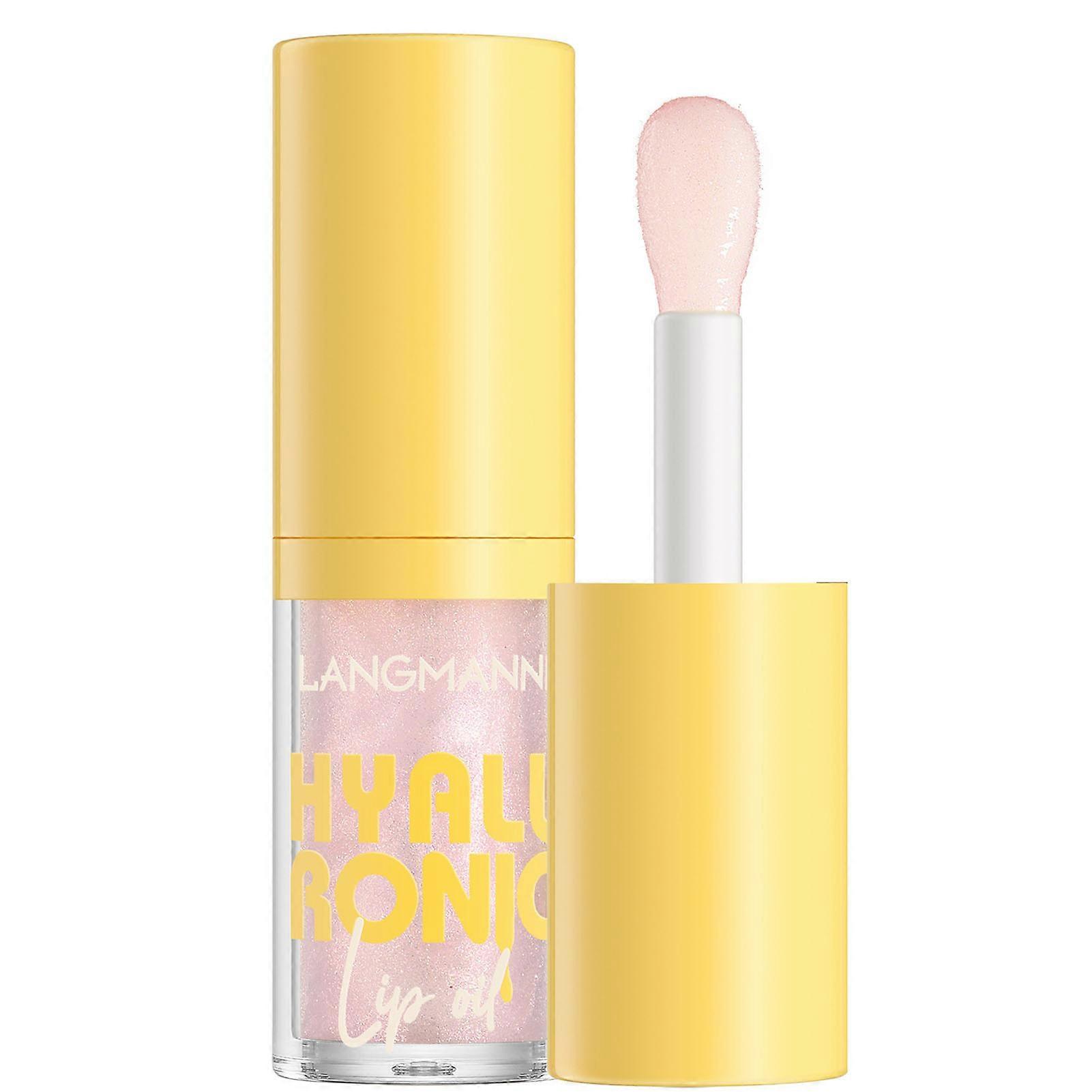 6 Colors Moisturizing Lip Oil Plumping Effect Non-Stick Cup Lip Gloss for Daily Makeup