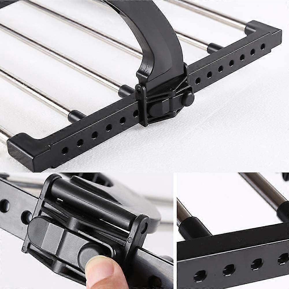 Foldable Clothes Drying Rack Stainless Steel Balcony Hang On Radiator ...