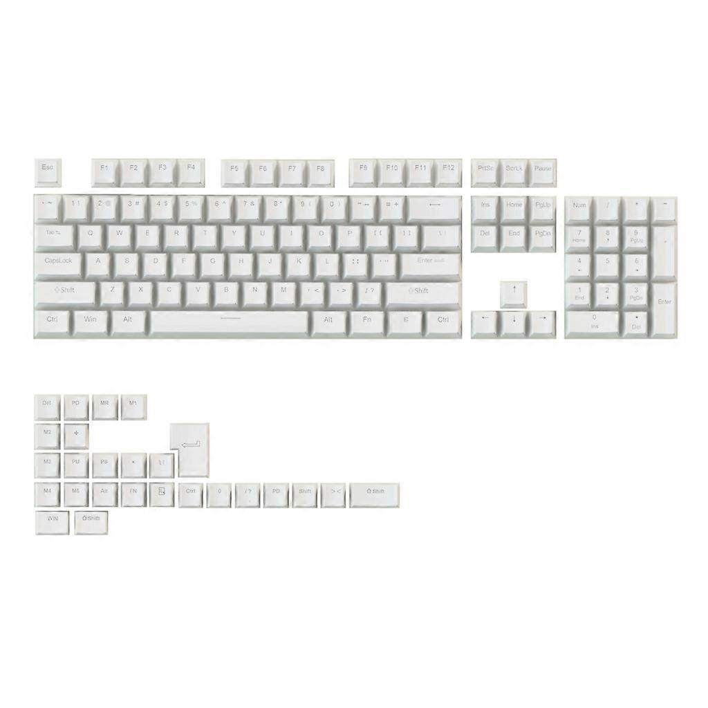 PBT Keycaps 130keys OEM high-end Printing Keycap for RGB Mechanical Keyboard