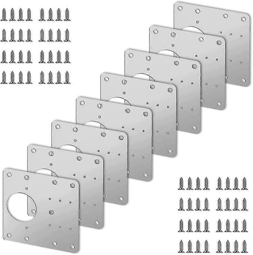 8pcs Stainless Steel Cabinet Hinge Repair