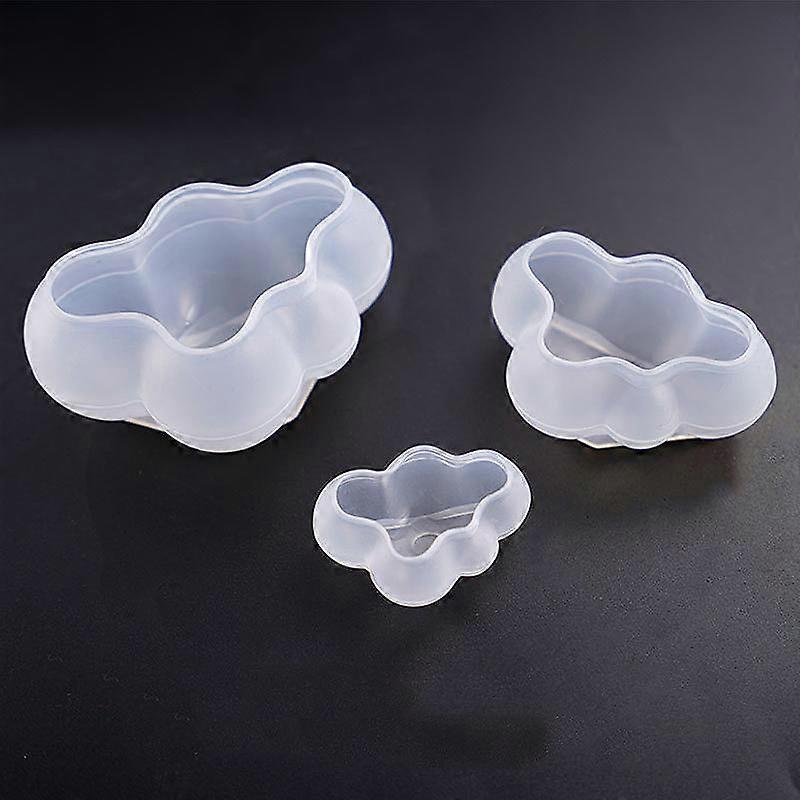 3pc 3D Cloud Shape Chocolate Silicone Mold