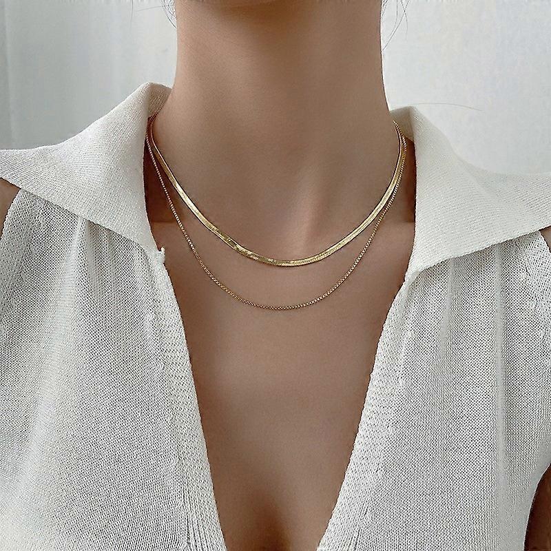 4pcs Chain Splice Clavicle Chains