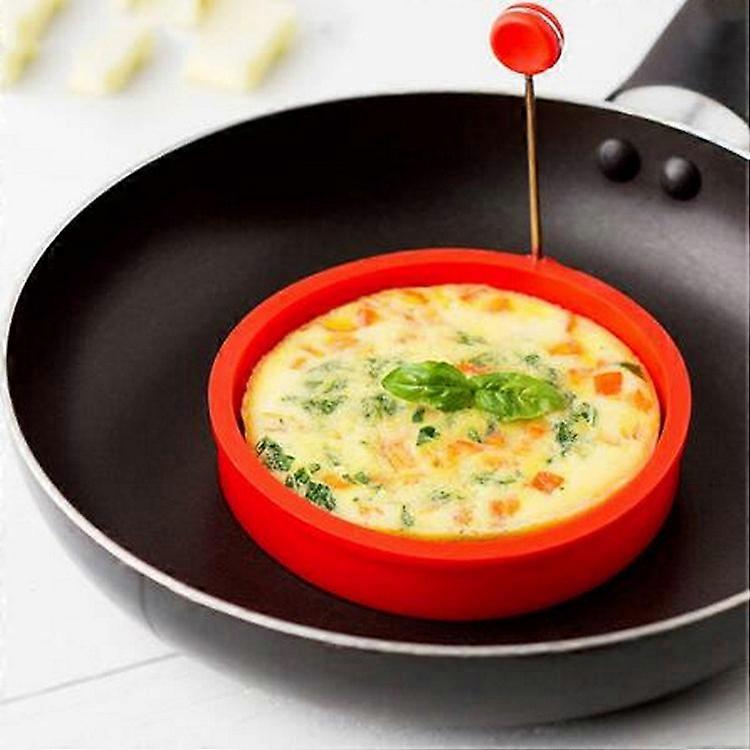 Professional silicone egg rings, pancake breakfast sandwiches, eggs benedict, omelets and more non-stick molds, 4 pieces