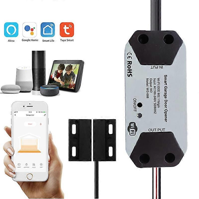 Smart Home Control Garage Remote Switch WIFI Garage Door Opener For Alexa Google Home Tuya Voice Control Door Controller