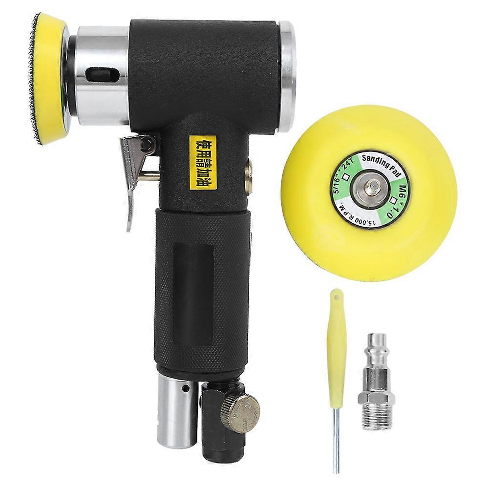 Pneumatic Polisher Polishing Machine Sanding Eccentric Elbow 2&#8209;Inch / 3Inch (US&#8209;Type Interface)