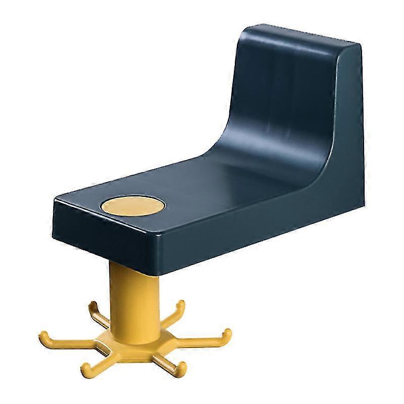 Wall-mounted Cookware Hanger Rotatable 6-hook Hangers For Kitchen Bathroom