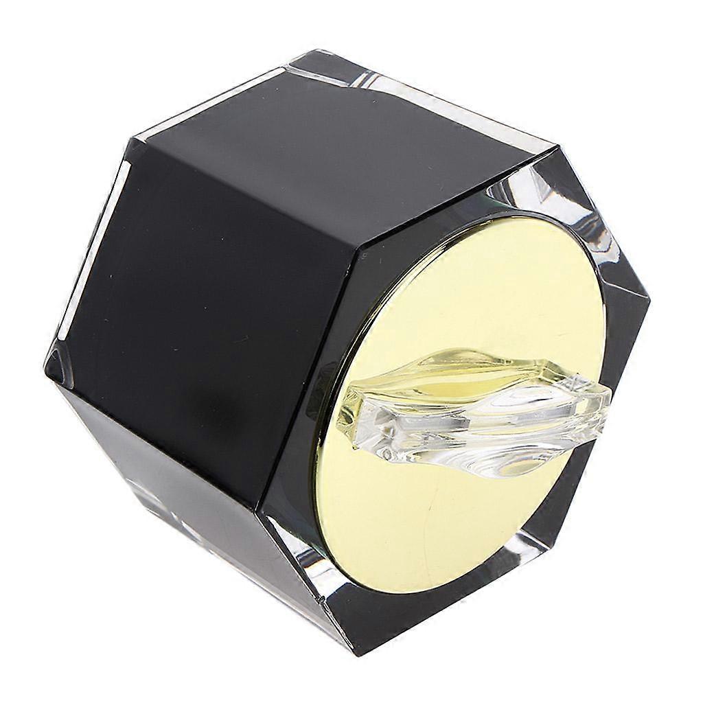 Refillable Makeup Cosmetic Lotion Cream Sample Jar Pot Containers Black