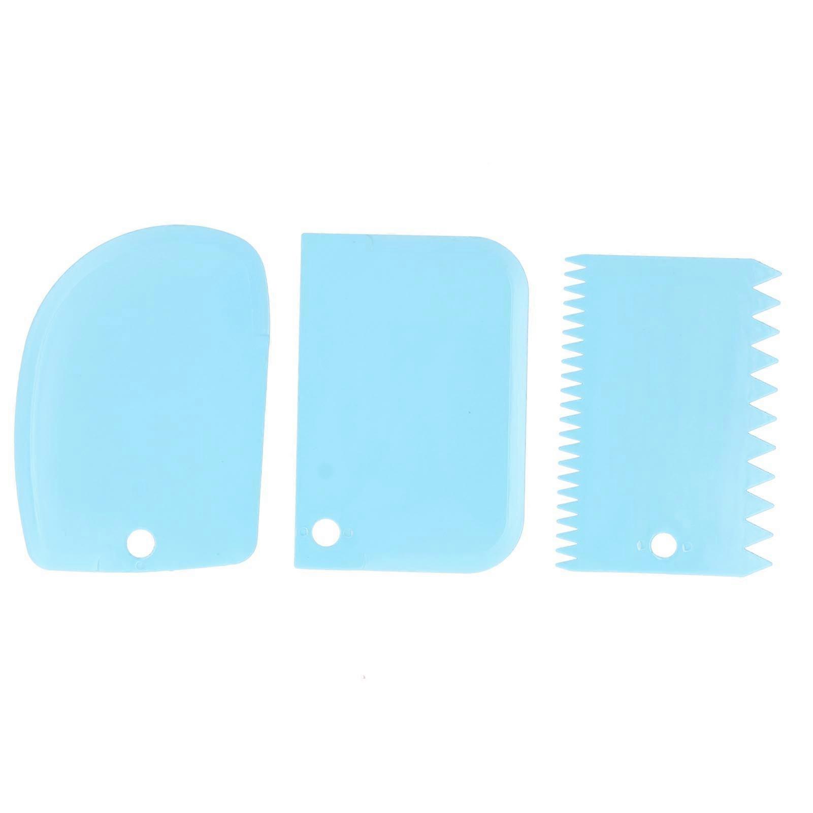 3PCS/Set Cake Cream Scraper Dough Pasty Cutters Scraper Kitchen Tool DIY Baking Tool