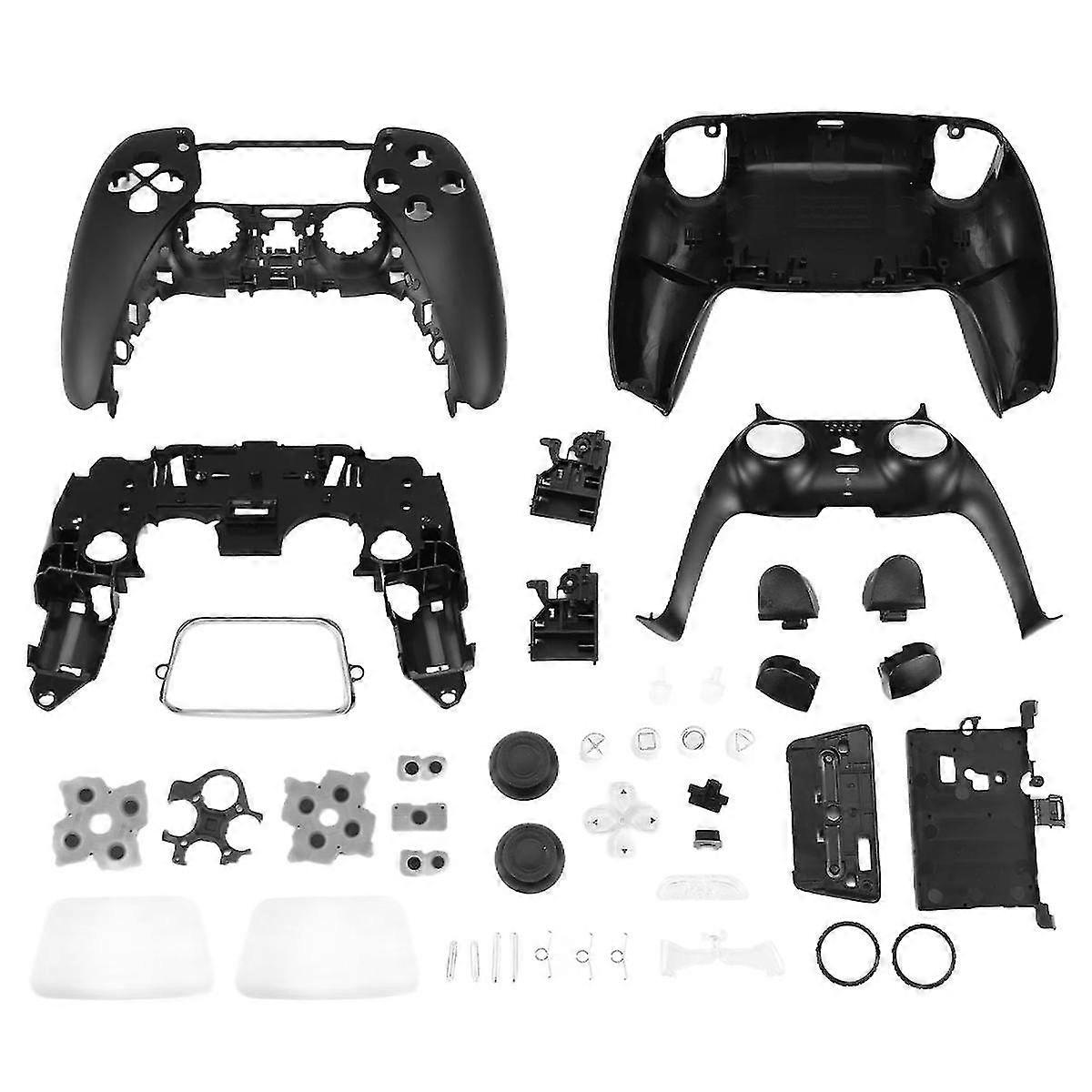 Repair Part For Controller Housing Shell For Gamepad Front With Button Set Black