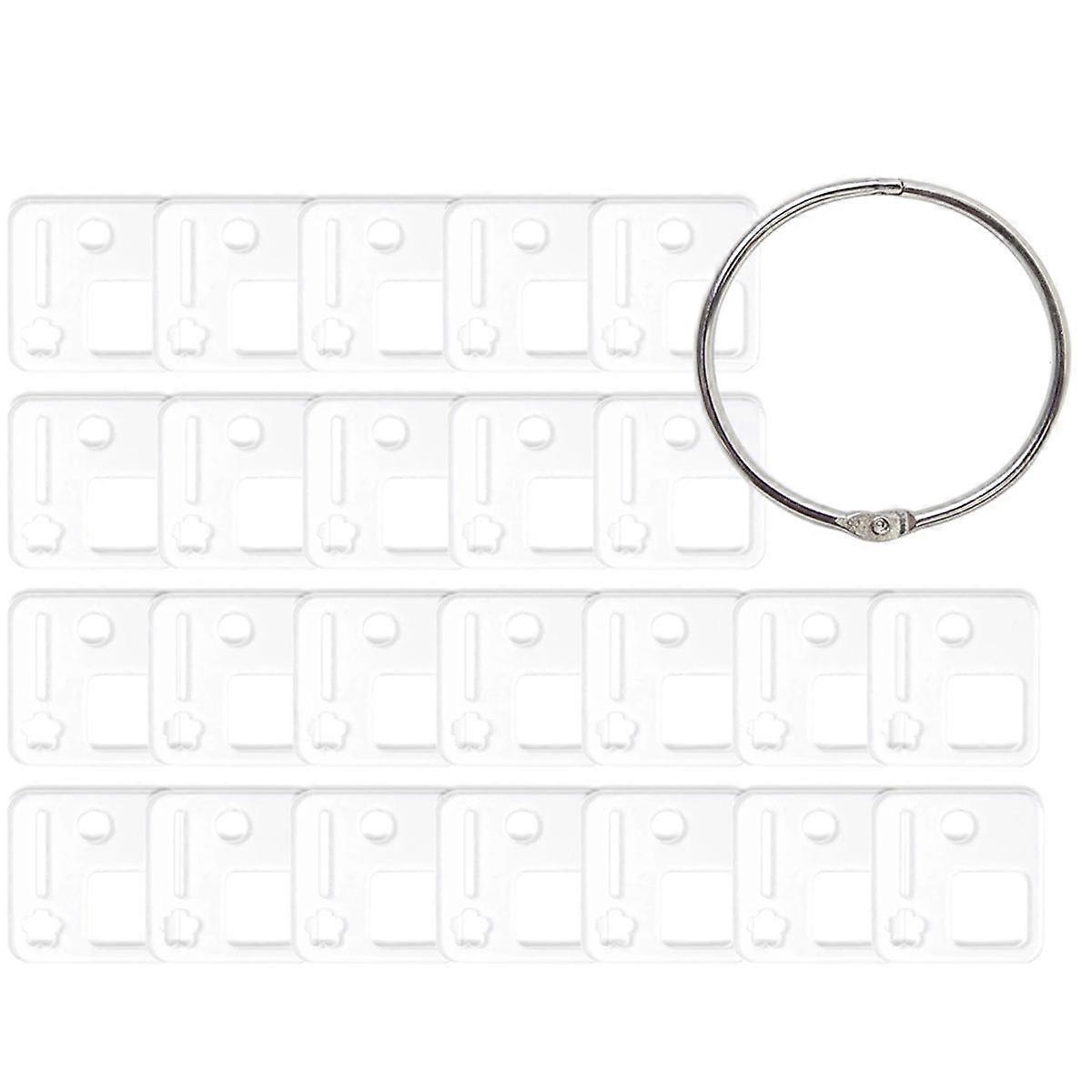 Acrylic Thread Drop Thread Winding Boards Floss Bobbins Stitches Floss Drop Bobbins Organizer for C