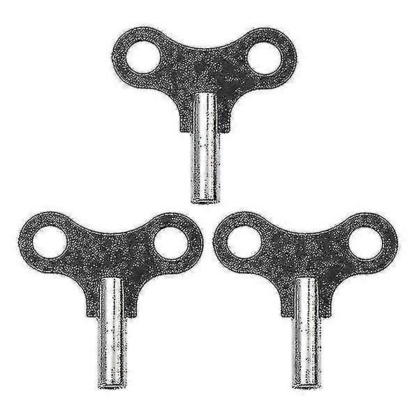 3 Pcs Metal Wall Clock Universal Wind Clock Keys Antique Clock Winding Key Household Clockwork Key