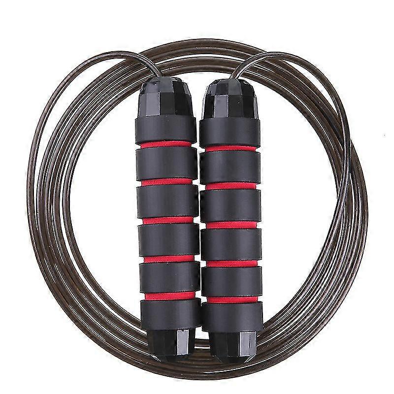 Adult Jump Rope (black) - Adjustable Jump Rope For Men, Women, And Children - Exercise Use Jump Rope To Burn Fat, Exercise Home Or Gym Personal Traini