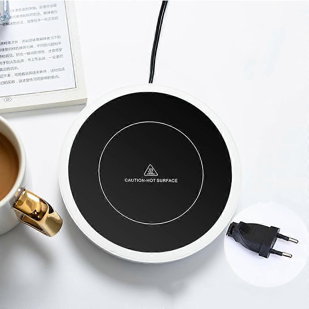 Cup Warmer Beverage Warmer with Electric Plate Up to 80 for Office, Coffee Cup Warmer with 3 Temperature Settings for Heating Coffee, Tea, Milk Chocol