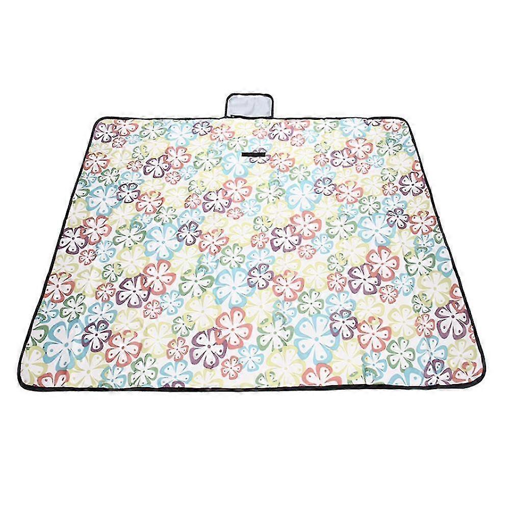 ピクニック毛布、防水、防砂、屋外用断熱マット、ビーチ、キャンプ- 200x200cm