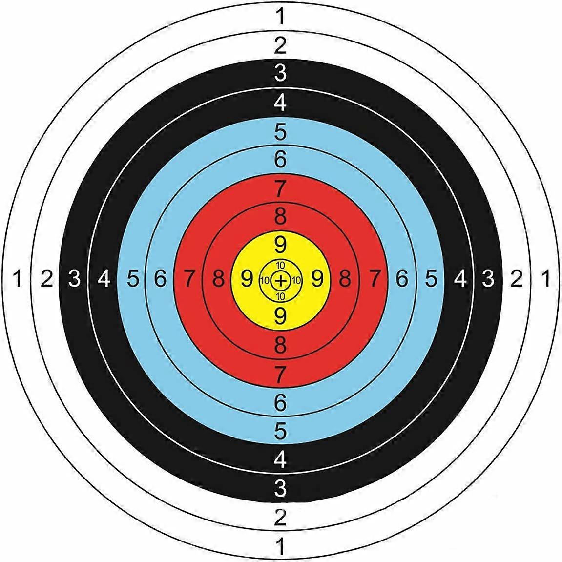 LN-30 Pieces Archery Target Area - Archery Shooting Paper Target Square, Archery Exercise Paper, Archery Accessories (40 x 40 cm)