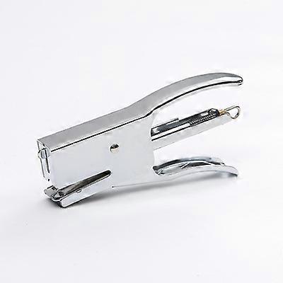 14x6.5cm, Silver Hand Stapler, Office Stapler, Staple Bunch Packaging