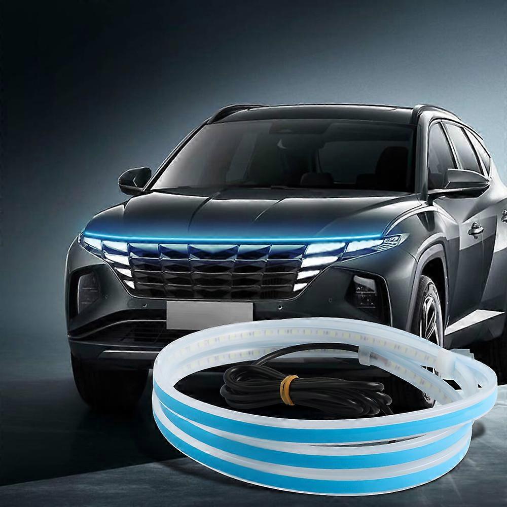 Guadsun LED RGB 150CM 180CM Scheinwerfer Motorhaube Licht APP Remote Strip Tagfahrlicht Flexible dekorative Atmosphäre Lampen