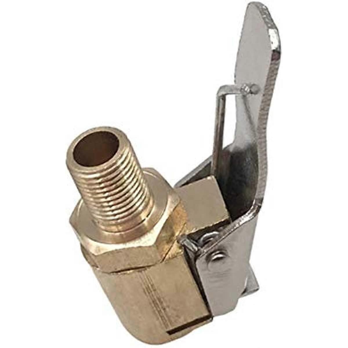 Reifenventilverlängerung Adapter für Autoreifen Ventil Luft Chuck Auto Reifen Quick Release Adapter Stecker Messing Clip-on Auto Luftpumpe Gewinde Düse Adapter