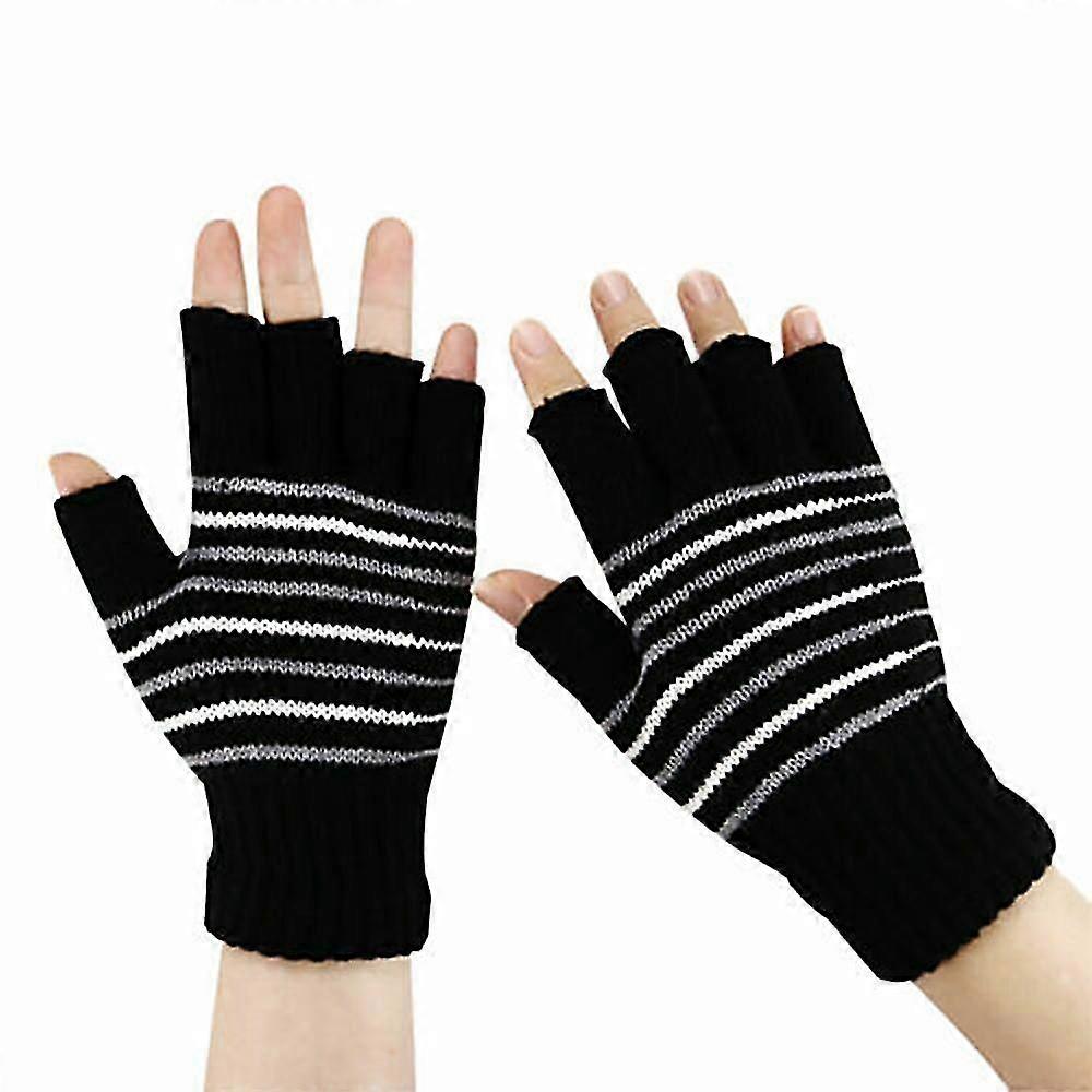 Gants chauffants thermiques usb électriques rechargeables hiver plein et demi-chauffe-doigts