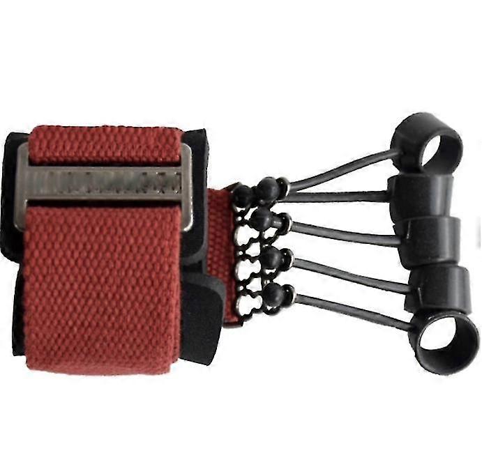 Finger Extensor Exerciser Finger Stretcher Hand Extensor Finger Gripper Yoga Resistance Band Finger Strength Trainer Red