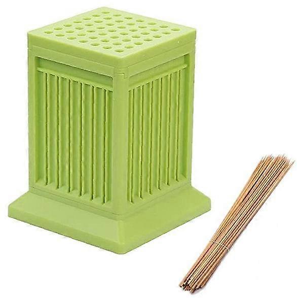 49 Hole Barbecue Skewers Kabob Maker Box With Bamboo Skewers