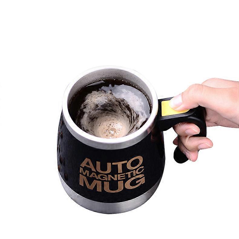 Stainless Steel Magnetic Cup Automatic Mixing Mug Magnetic Coffee Blender Cup Usb Rechargeable Drinks Mixer