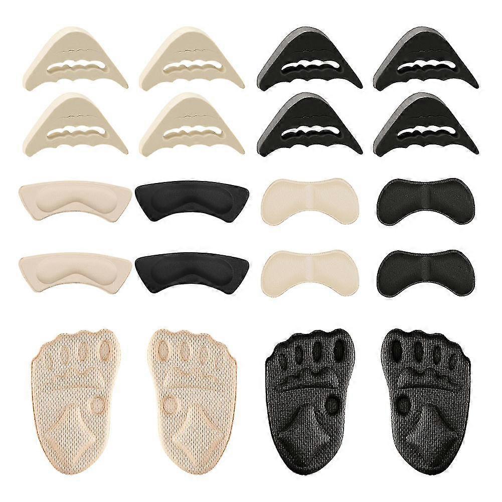 10pairs Çok Büyük Ayakkabı Ön Ayak Pedi Ayak Parmağı Dolgusu Insert Topuk Yastığı