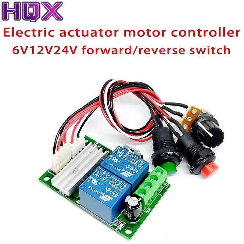 DC 6V 12V 24V PWM DC motor speed controller forward and reverse switch Linear actuator motor controller adjustable Speed Control