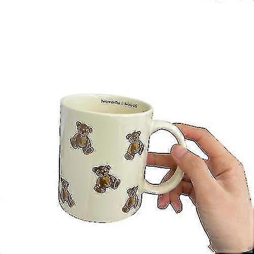 Bear Cup Birthday Gift Cup High-value Ceramic Mark Cream Cup